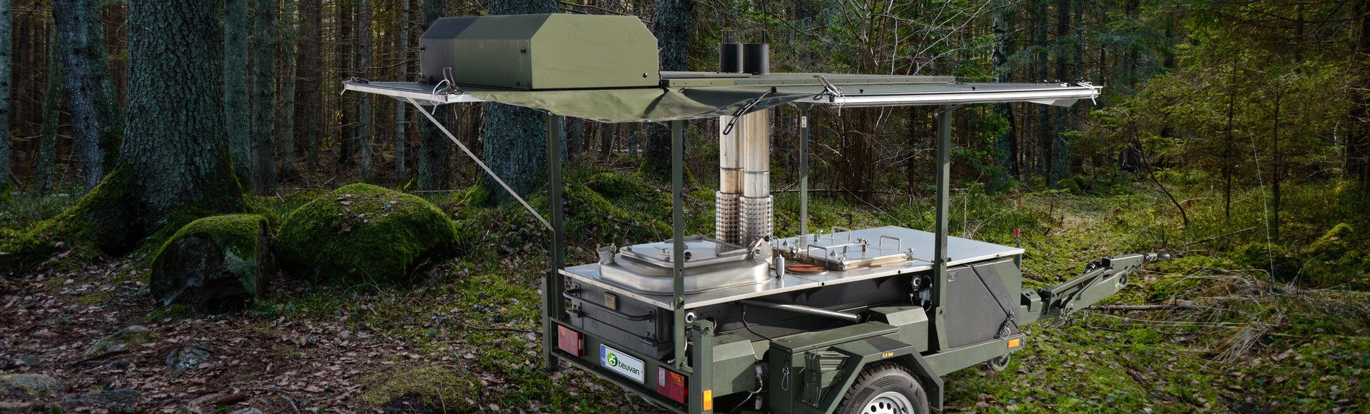 MOBILE FIELD KITCHEN TRAILER